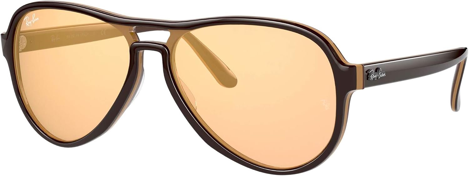 Ray-Ban mens Rb4355 Vagabond Evolve Photochromic Aviator Sunglasses