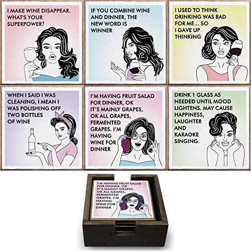 Funny Wine Coasters