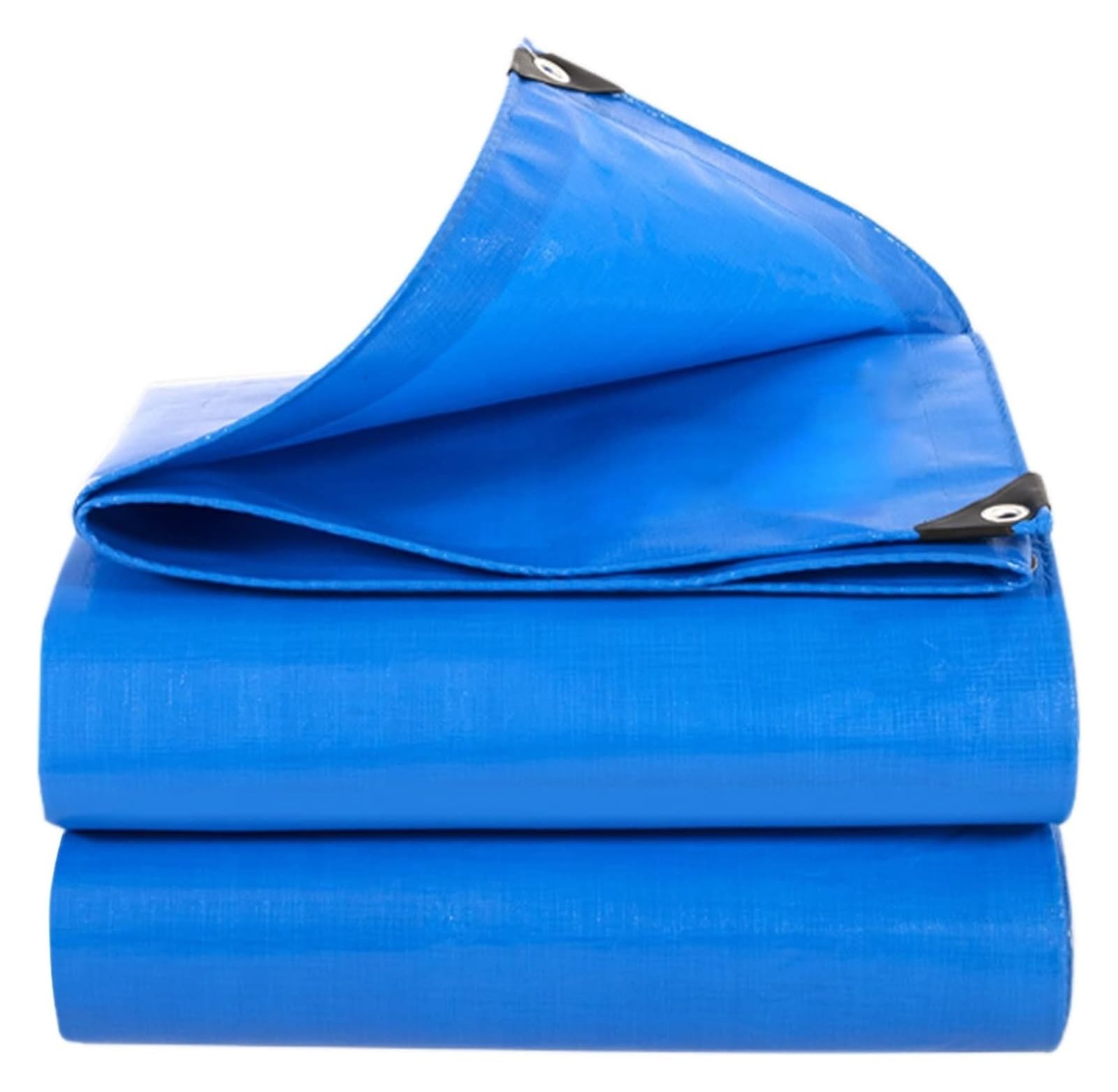 Heavy Duty Waterproof Cover Tarp, Canopy Ground Tarpaulin Heavy Duty Tarp 0.45mm 4 Grommets Foldable Multiple Sizes(1.5x1.5m)