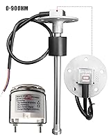 Vista 2 de Sensor de Nivel de Combustible, Agua y Gas de Acero Inoxidable Impermeable de 0-90ohm, Unidad de Envío de Tanque de Combustible para Barco