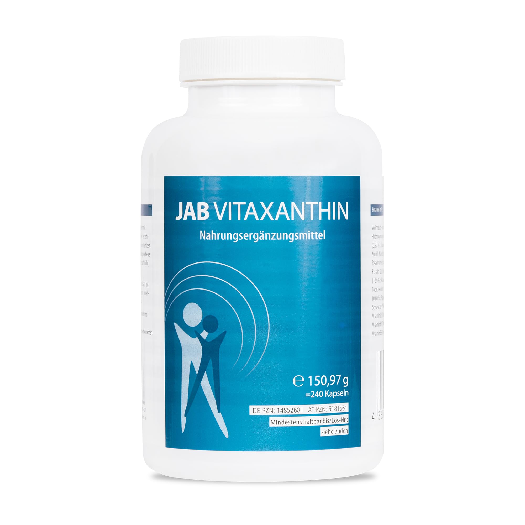 JAB Vitaxanthin - Mikronährstoff-Komplex - 240 vegetarische Kapseln