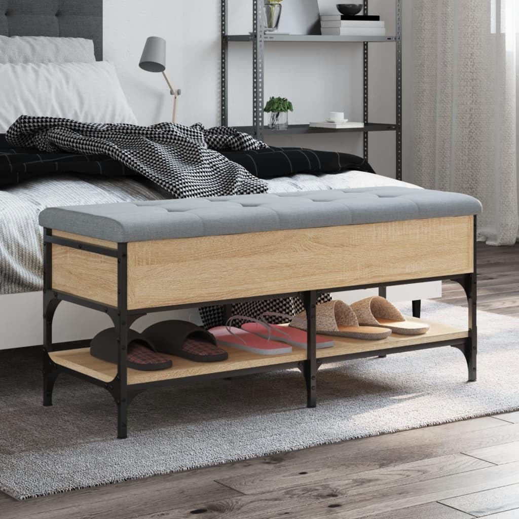 SoBuy Schuhregal Schmal Mit Sitzfläche, Schuhbank  Produktbild-Vorschau 4