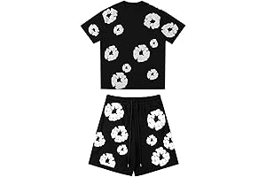 Rhude City Skyline Men’s 2 Piece Outfits Tracksuit