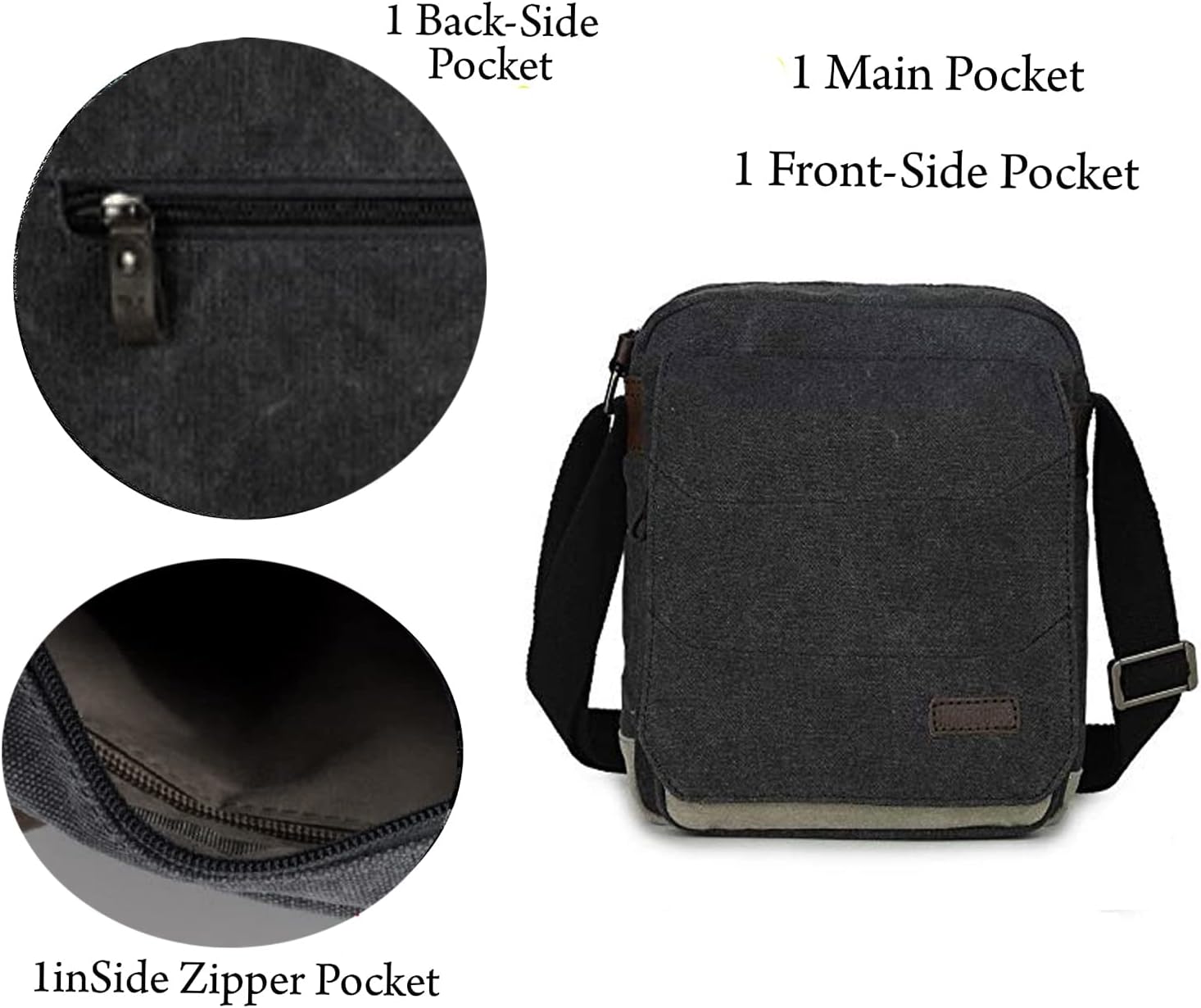 Handcuffs Men’s Messenger Bag (Grey)