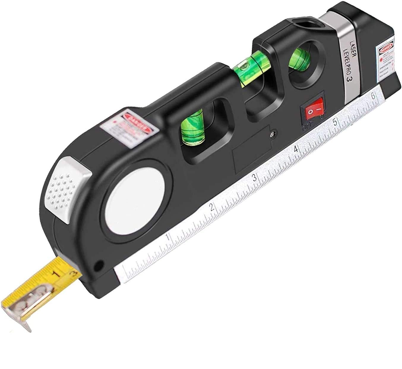 KARTCITY Multipurpose Level Laser Measuring Tape with Ruler, 3 Mode Laser with Bubbles Vertical Horizontal Multifunction Leveler Tool (18.5 * 6.2 cm) (B09C3NZYLH) Amazon Price History, Amazon Price Tracker
