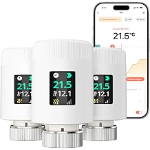 TRV901W WLAN Radiator Thermostats Pack of 3
