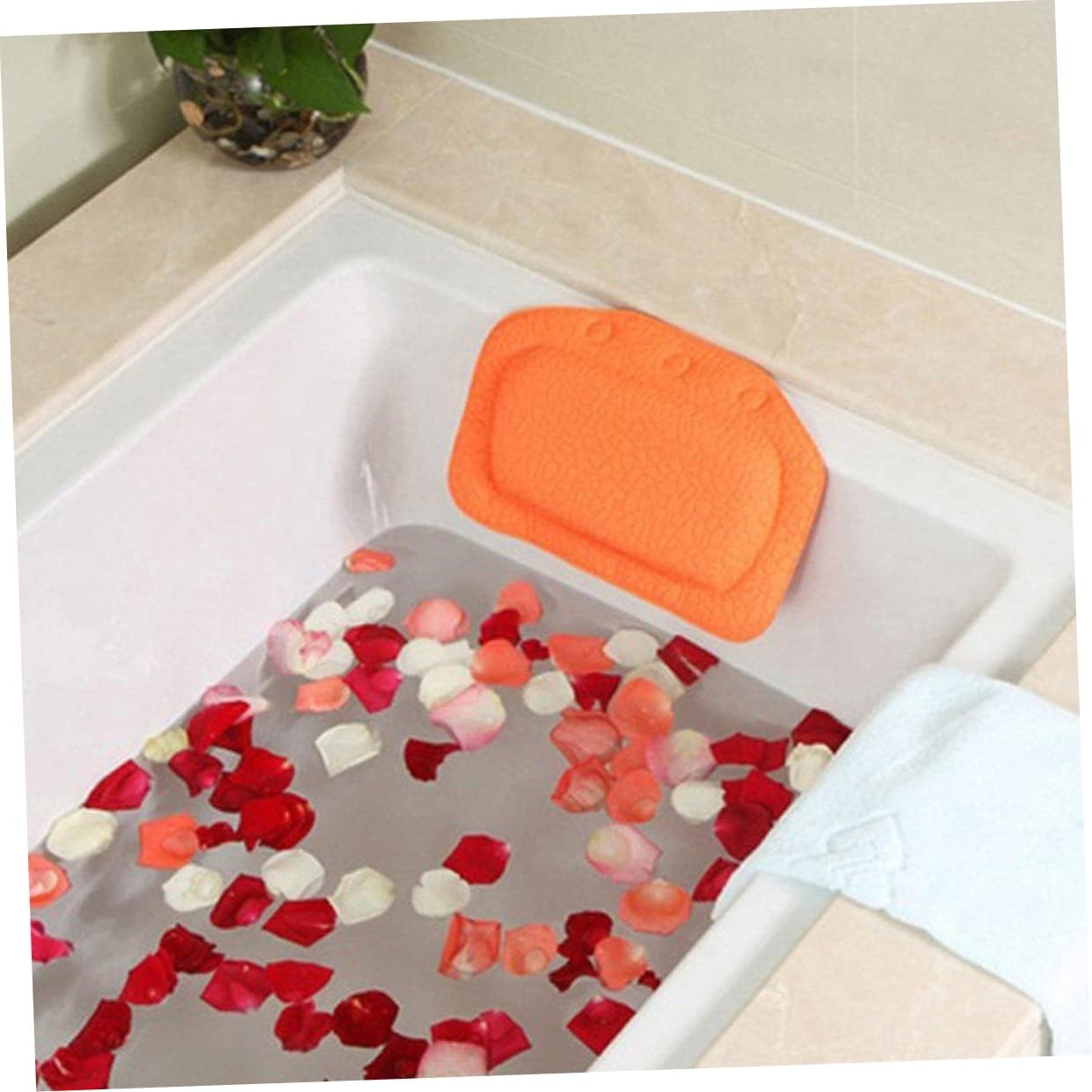 FOMIYES Tub Pillow for Bath Bath Pad with Suction Cups Spa Headrest Lightweight