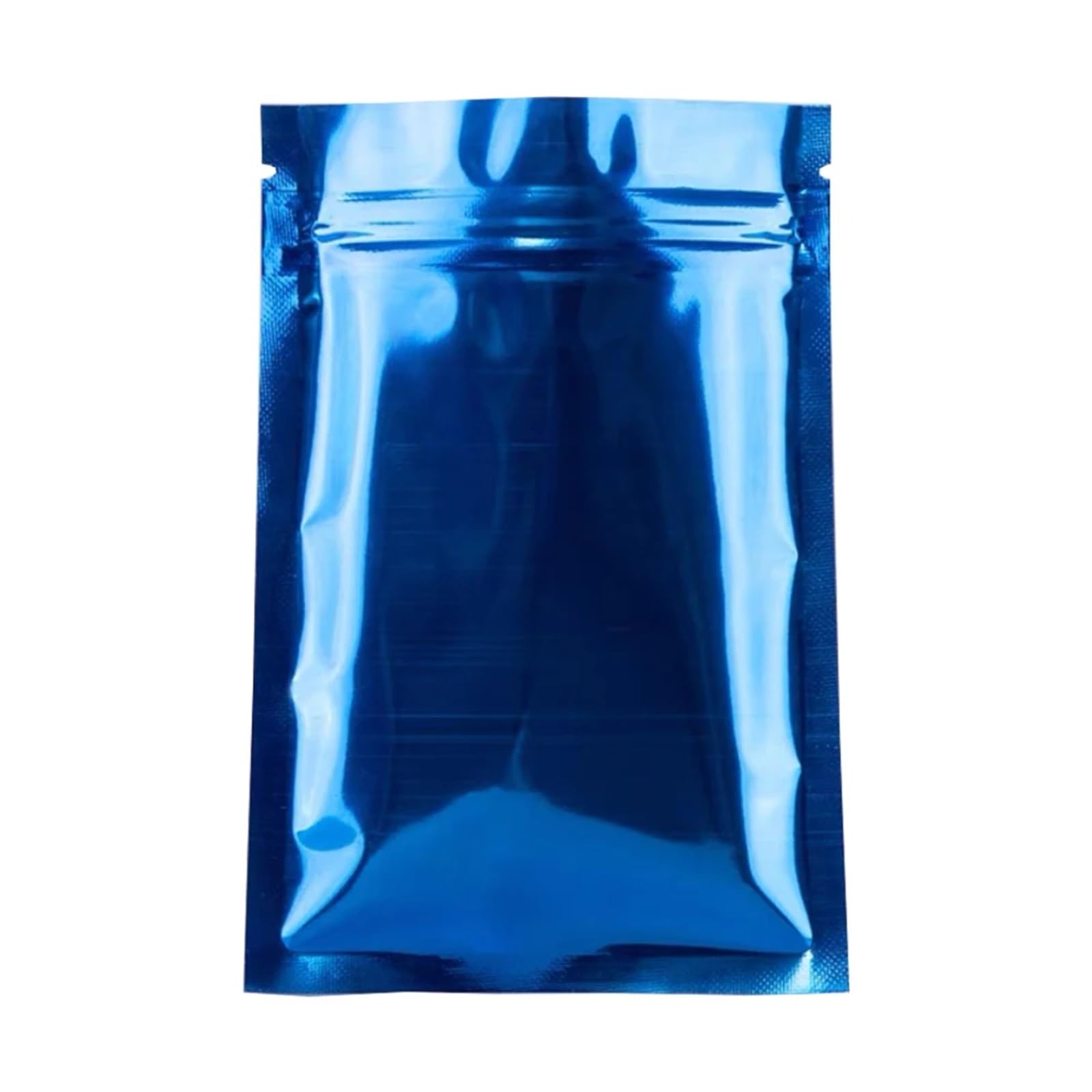 Sacchetti con Chiusura a Zip, Sacchetto con Chiusura a Zip in Alluminio con tacca a Strappo, Confezione da 100, Multicolore, Diverse Misure(Blue,16x24cm)