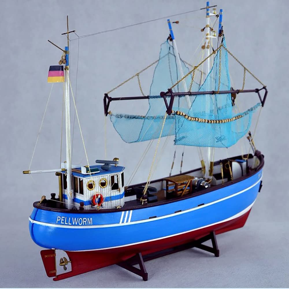 Amazon.com: Lllunimon 1/48 Fishing Boat Model Kit Northern Europe