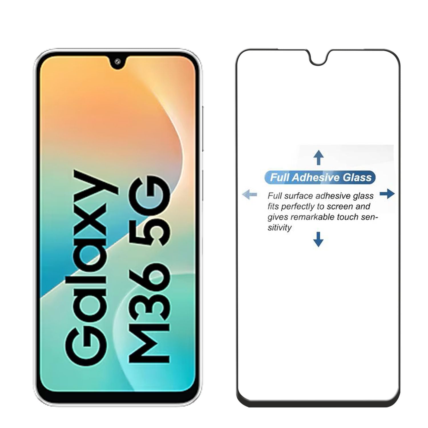 POPIO Military-Grade Gorilla Tempered Glass for Samsung Galaxy M36 | 9H Hardness, Edge-to-Edge, Bubble-Free — Amazon image 6