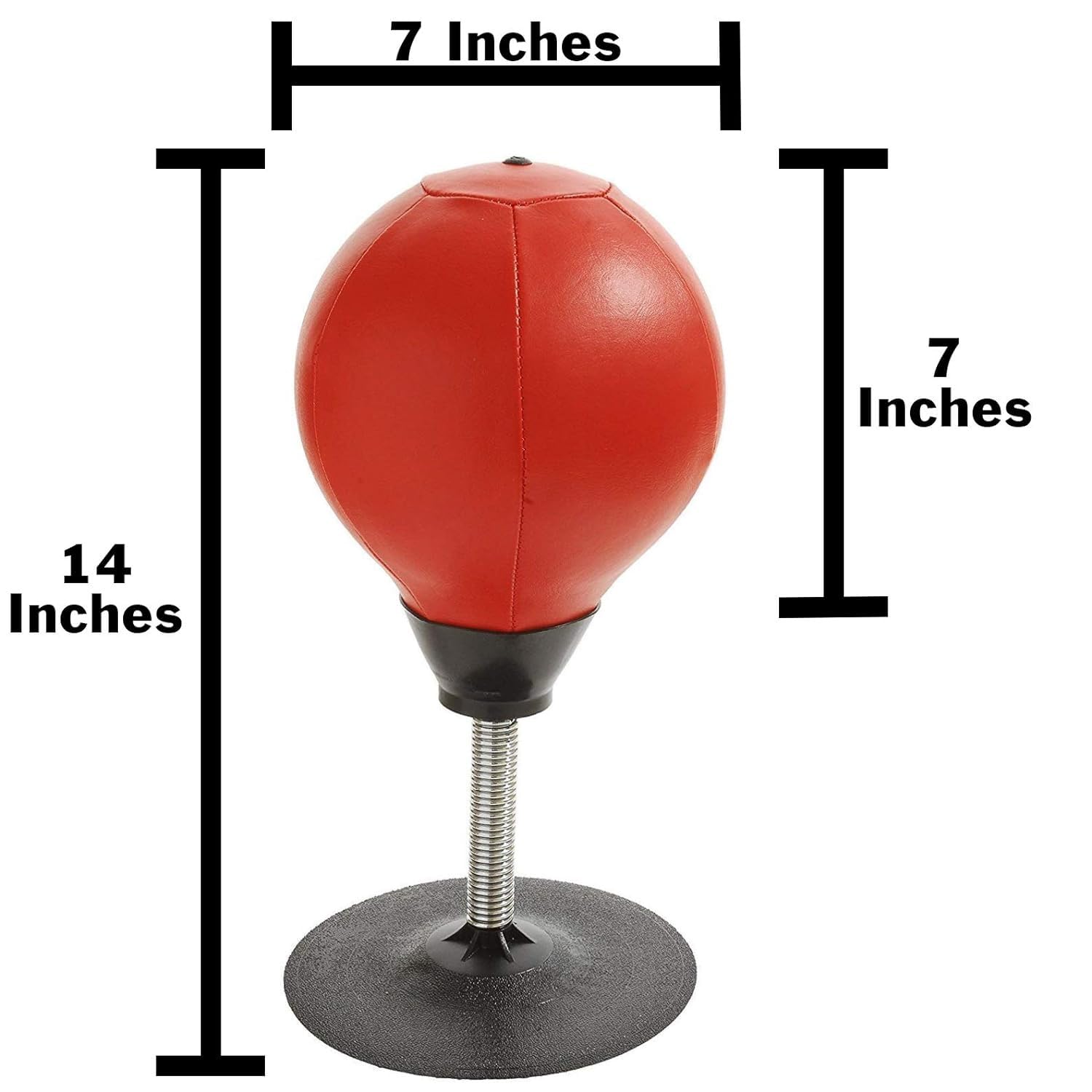 SPIRITUAL HOUSE Desk Punching Ball Auto Bouncing Back Pressure Relieve Toy Strong Suction Cup Free Standing Punching Boxing Ball Toy 4