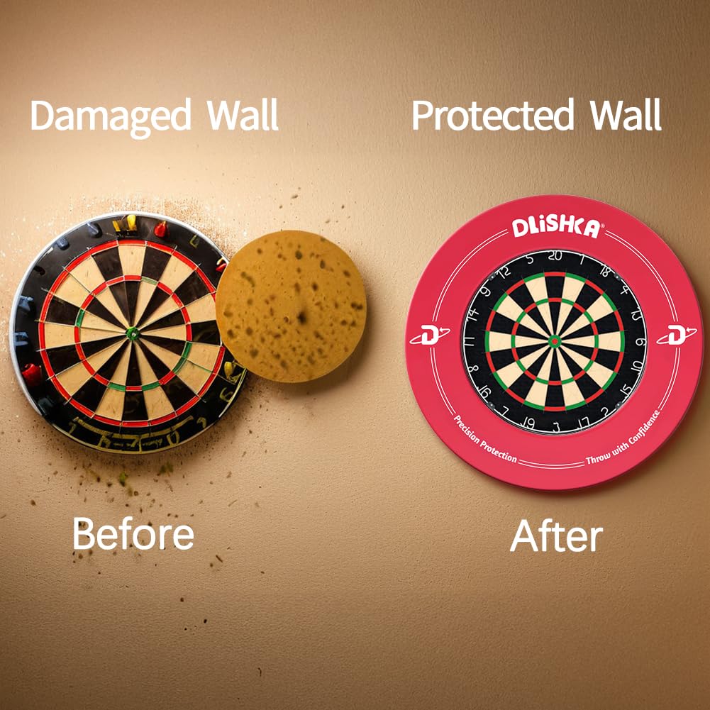 ACTIUSIS Dart Catchring Surround - Anello Di Protezione Per Freccette, 4 Pezzi