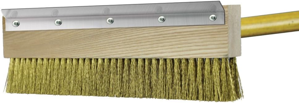 Chef Felton - CHEF813-11” Heavy-Duty Brass Pizza Oven Brush - 40” Handle - Made in Canada