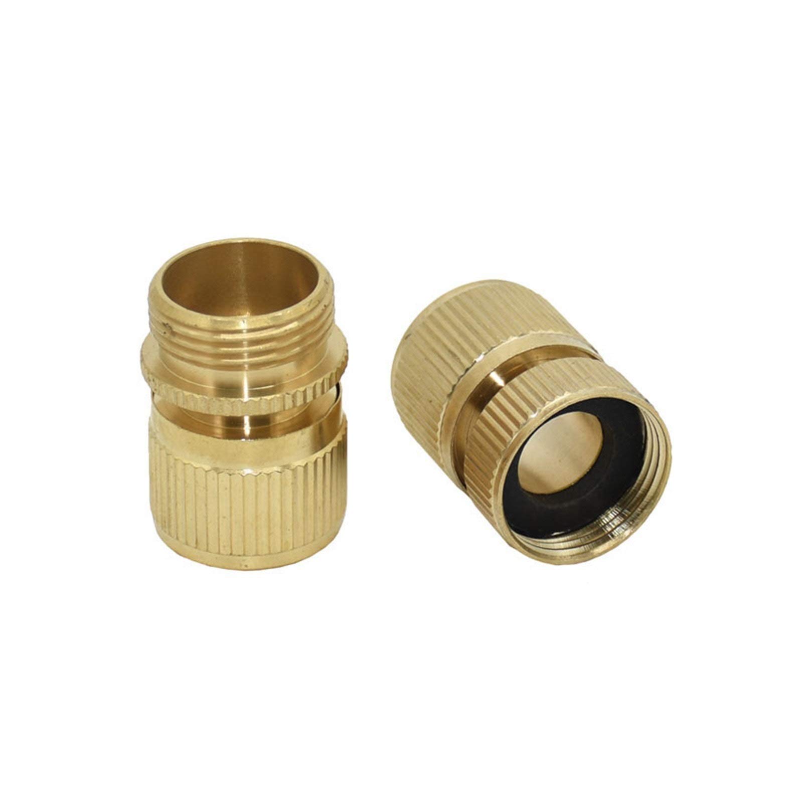 Adaptador de conector de jardín Jardín Femenino G3 / 4 Conector rápido Macho G3 / 4 Adaptador de pistola de agua de latón Toque 5/8 "Conector de cobre 5Set