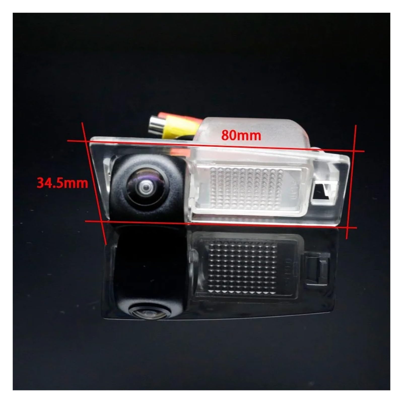 Telecamera Posteriore Per FIAT 500 2007 2008 2009 2010 2011 2012 2013 2014 2015 CCD Full HD Visione Notturna Auto Vista Posteriore Back Up Retromarcia Telecamera Parcheggio Retrocamera Auto(Camera wit