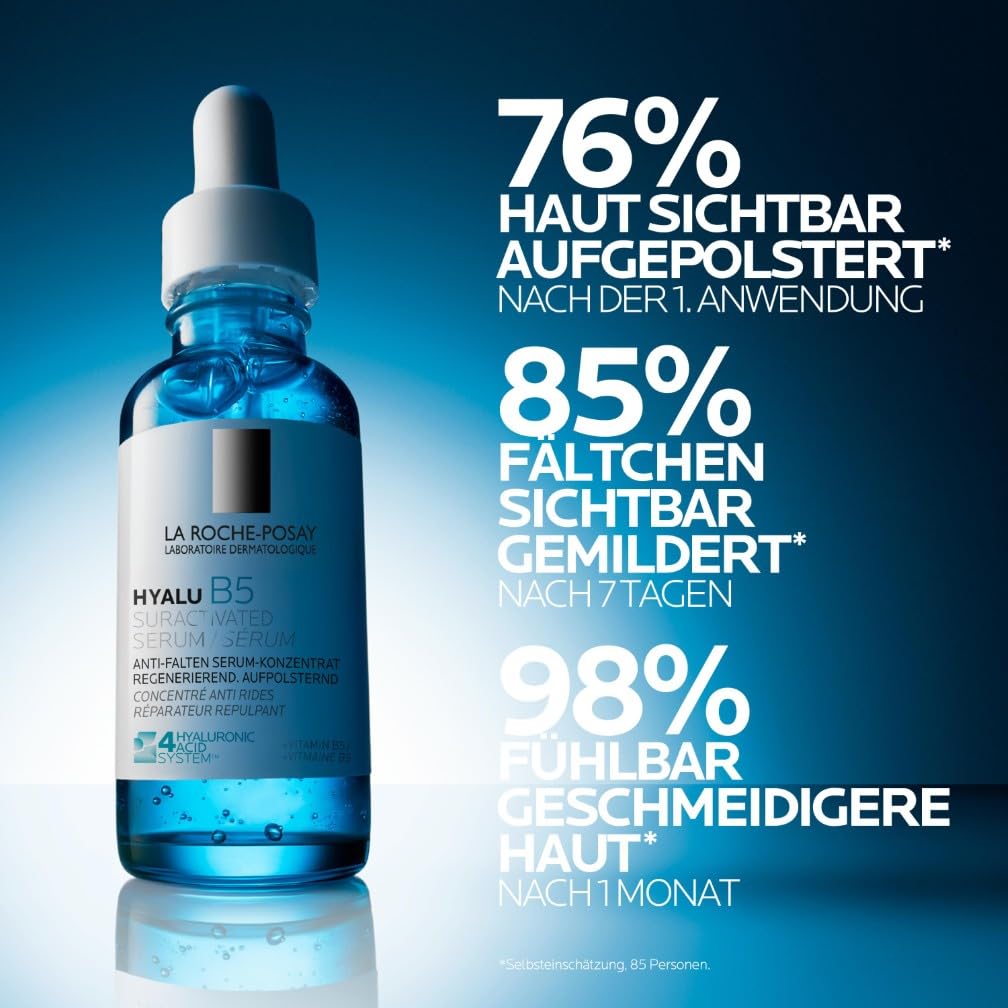 La Roche-Posay Hyalu B5 Serum, Regenerierendes, aufpolsterndes Serum, Anti-Aging Serum, Mit Hyaluronsäure und Provitamin B5
