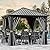 DWVO Hardtop Gazebo 10x10ft Heavy Duty Galvanized Steel Outdoor with Nettings and Curtains, Vertical Stripes Roof for Patio, Backyard, Deck, Lawns, Grey