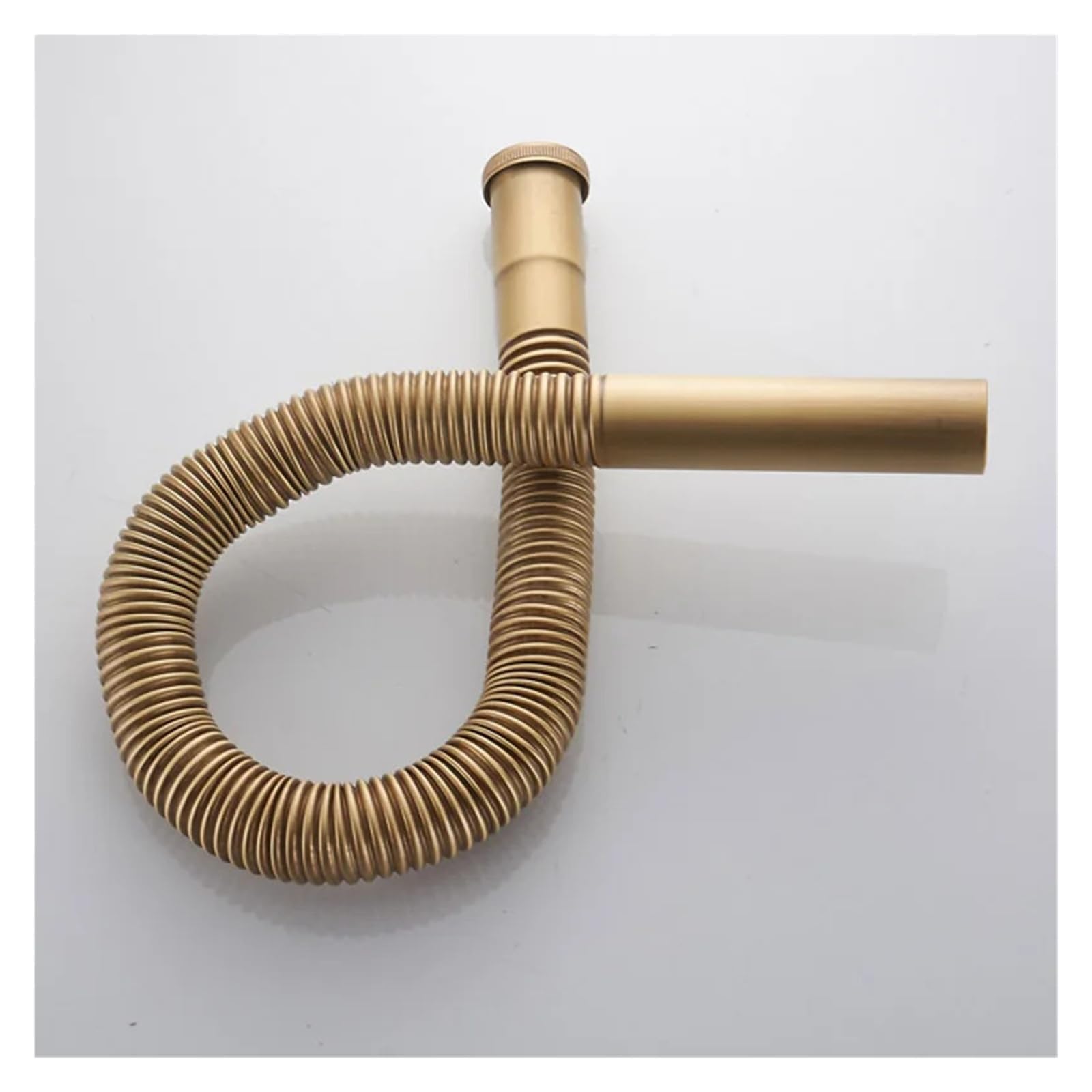 Tubo flessibile in ottone Sifone Flessibile Scarico lavello Bagno Cucina Bacino Tubo dell'acqua Tubo DN30 Set di rifiuti Accessori for vasca | Bagno Cucina Lavabo Tubo dell'acqua Tubo DN30 Set di rifiuti for lavandino Accessori for vasca(Black)
