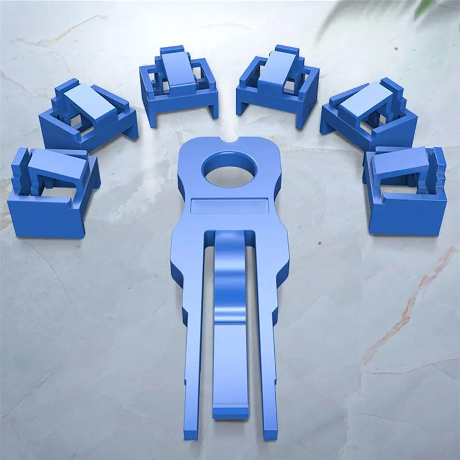 Lot de 4 verrous de porte automatique à ressort avec bouton à ressort