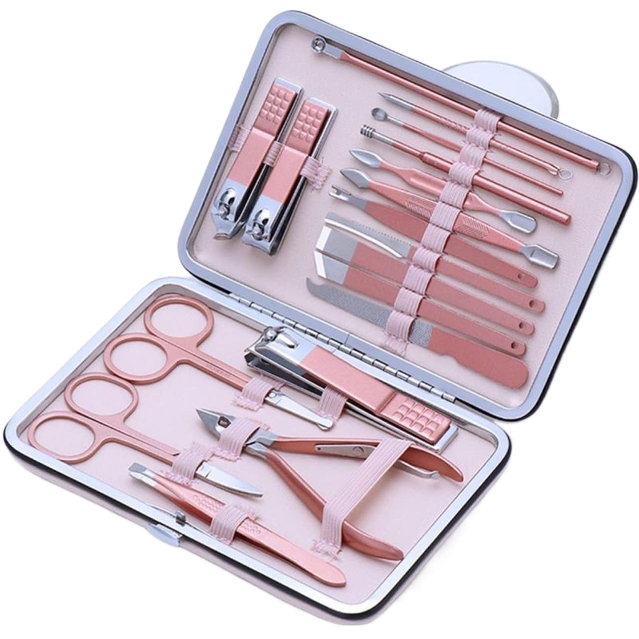 COOVS 7/10/12/16/18 sztuk/zestaw zestaw goud nagelknipper zestaw profesjonalny Rvs Beauty Manicure zestaw narzędzi Dode Huid Gesneden pedicure Kit (kolor: 6)