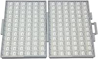 Vista 41 de AideTek SMT SMD 0201 Size 144 Values 100pc / Value Resistance Set 1% in Assortment Box-All Enclosure 14400pcs Assorted resistors kit