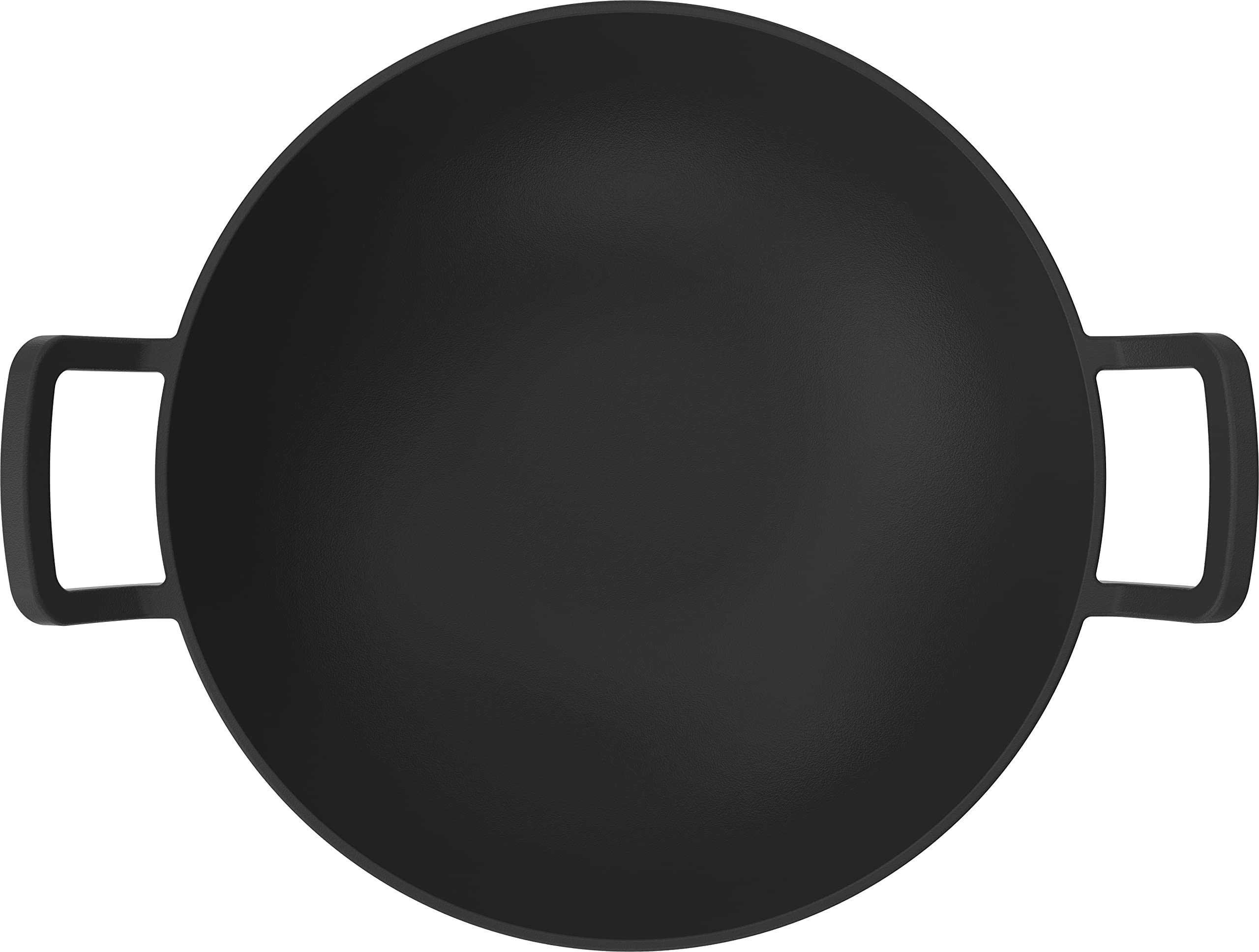Nexgrill Gusseisen Wok I gusseiserne Wokpfanne für Gasgrill I Wok-Topf für Grill ø 30 cm I ProTouch Grillzubehör & BBQ