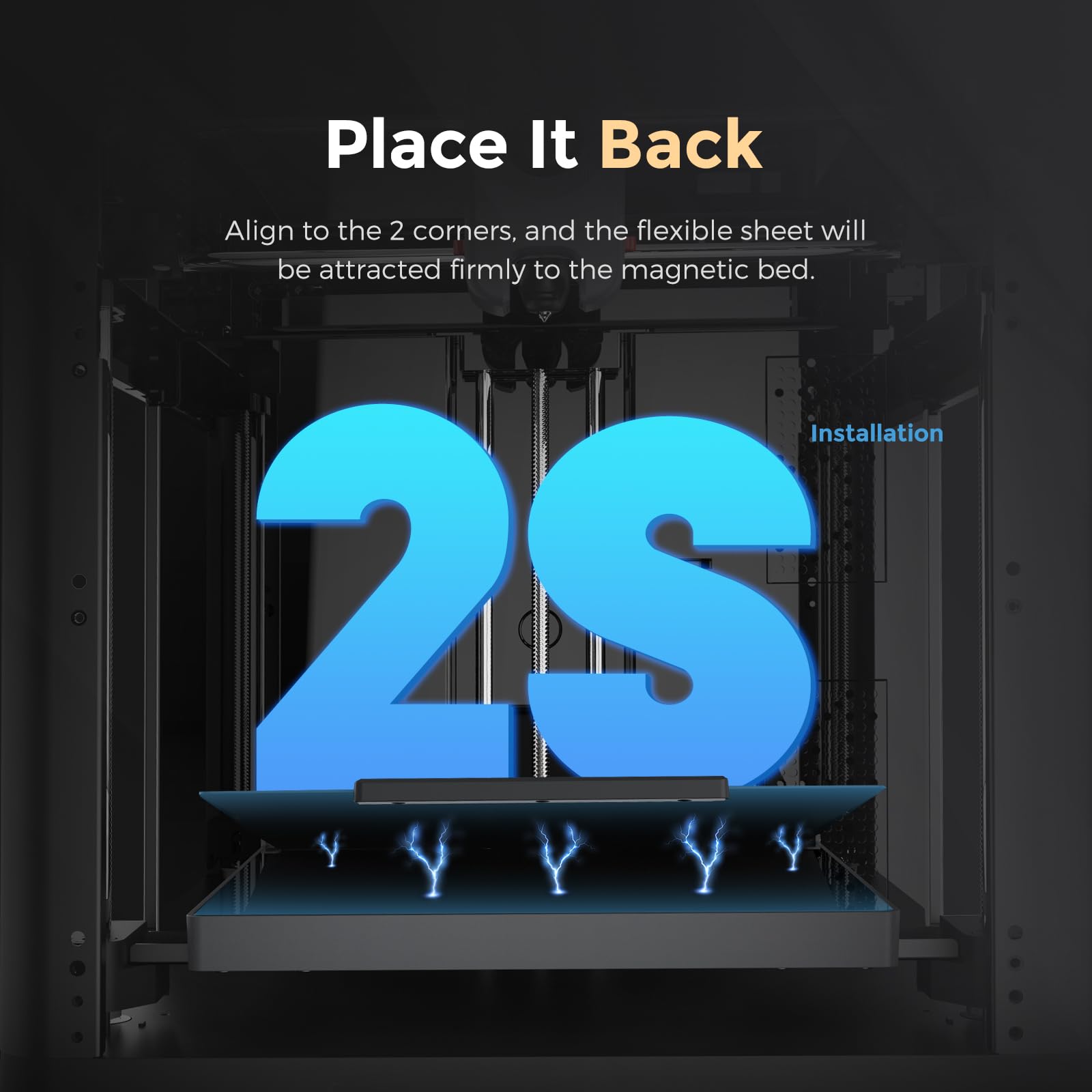 Flashforge Doppelseitig Strukturierte PEI-Folie für Adventurer 5M Pro, 5M, 5X Series, Flexible PEI-Folie für PLA/PETG/TPU/PLA-CF/PETG-CF