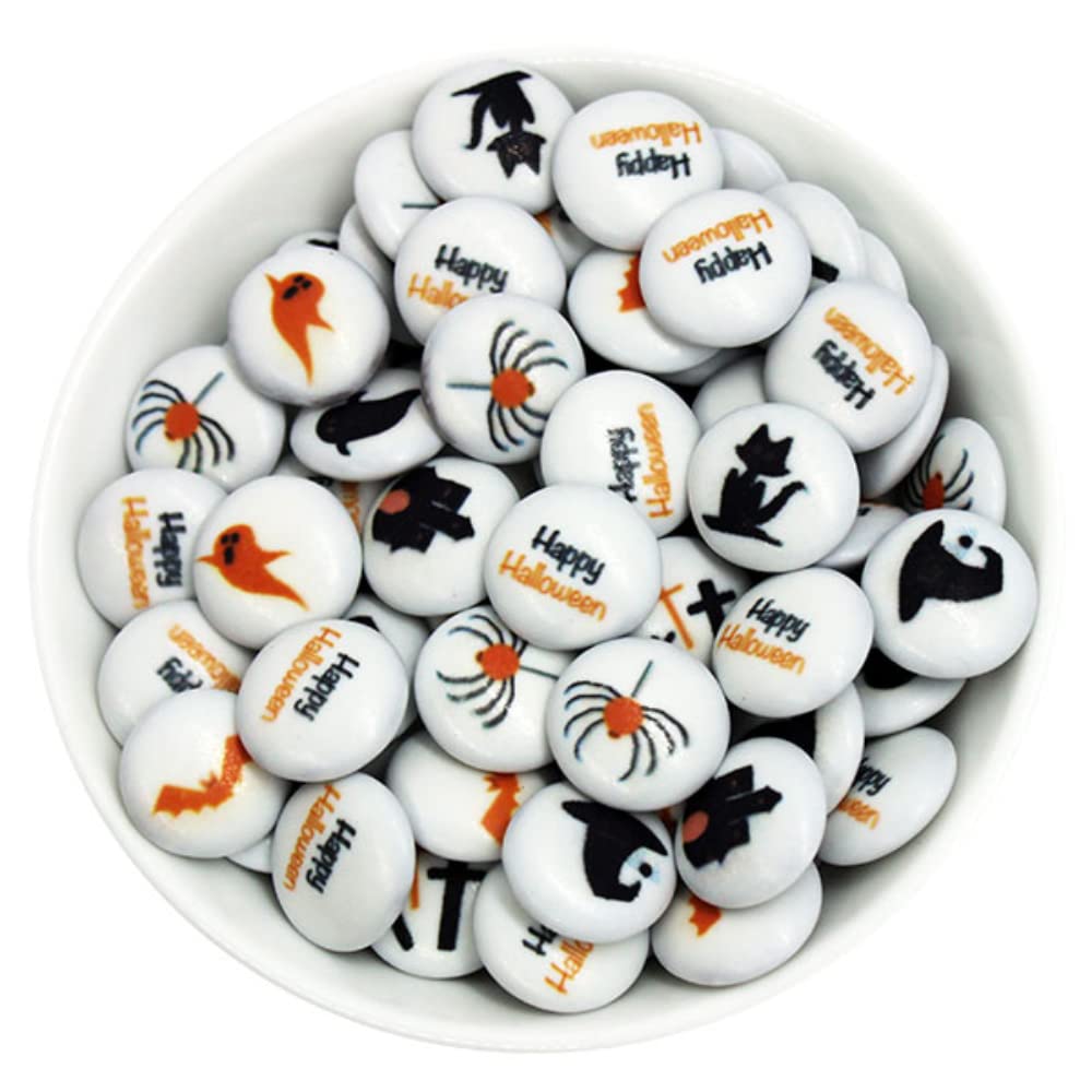 Schokolinsen bedruckt Motiv - Halloween - Vollmilchschokolade (500)