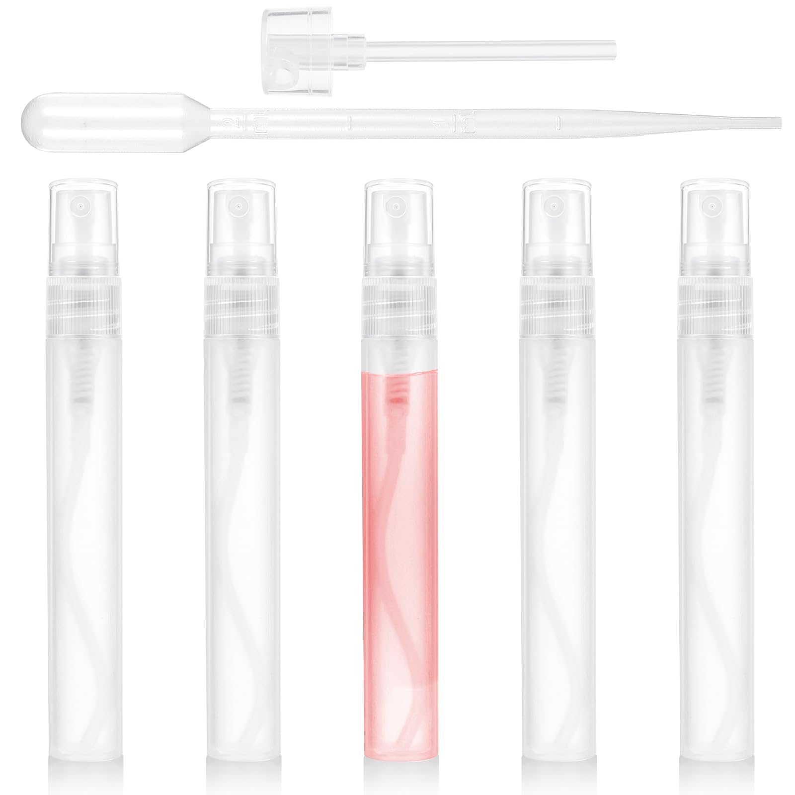 Mini-Sprühflaschen 3 Ml – 20 Stück, Transparent, Feiner Nebel, Für Parfümproben & Reisen, Nachfüllbar