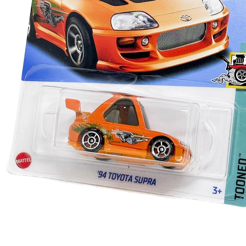 ミニカー Hotwheels FAST& FURIOUS SUPRA Hot Wheels Fast & Furious Tooned 94 Toyota Supra 1:64 Scale