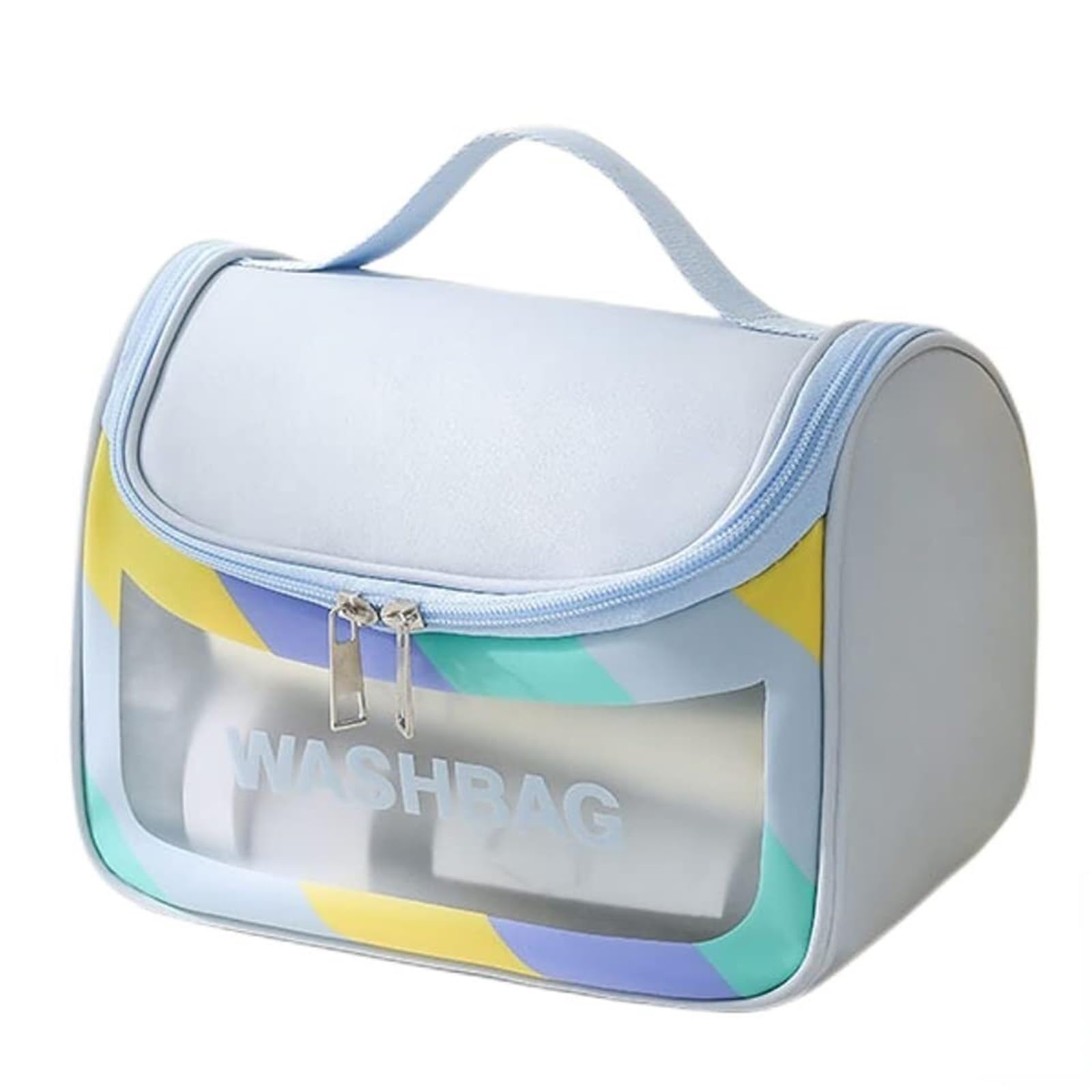Trousse de Maquillage, Articles de Toilette, Rangement de Voyage, cosmétique Transparent, résistant à l'eau, Grand Format