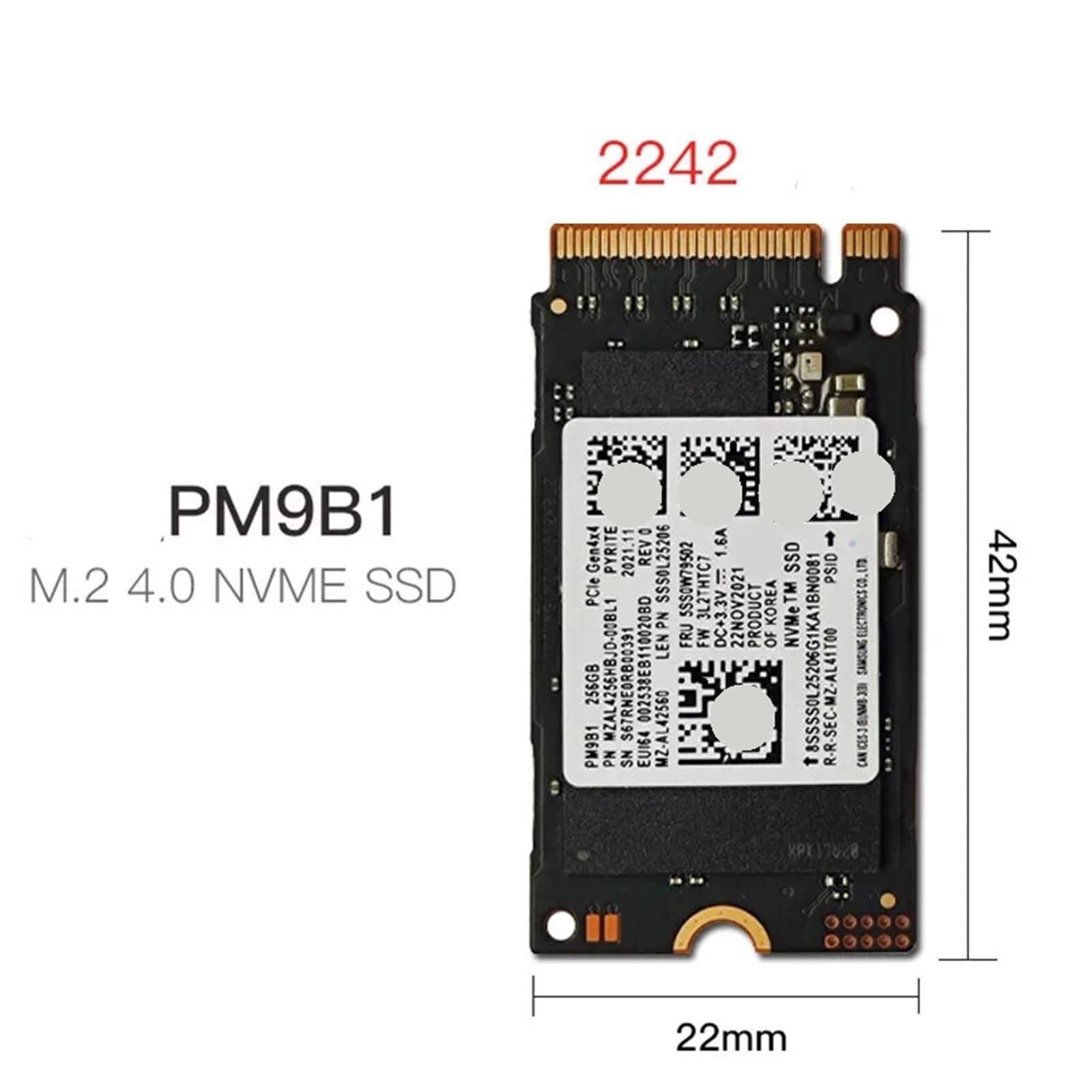Amazon.com: ACCAB2 SSD PM9B1 512G 1TB PCIE4.0 M.2 2242 Solid State