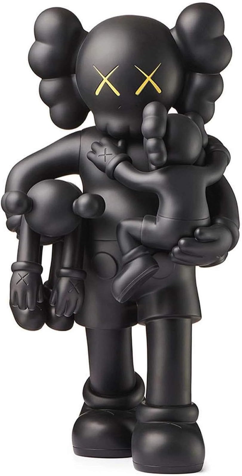 Kaws Statue Creative Holding 2 Babies Toy Desktop Decoration Doll Bff Companion 15 Inches /38 Cm(Color:B)