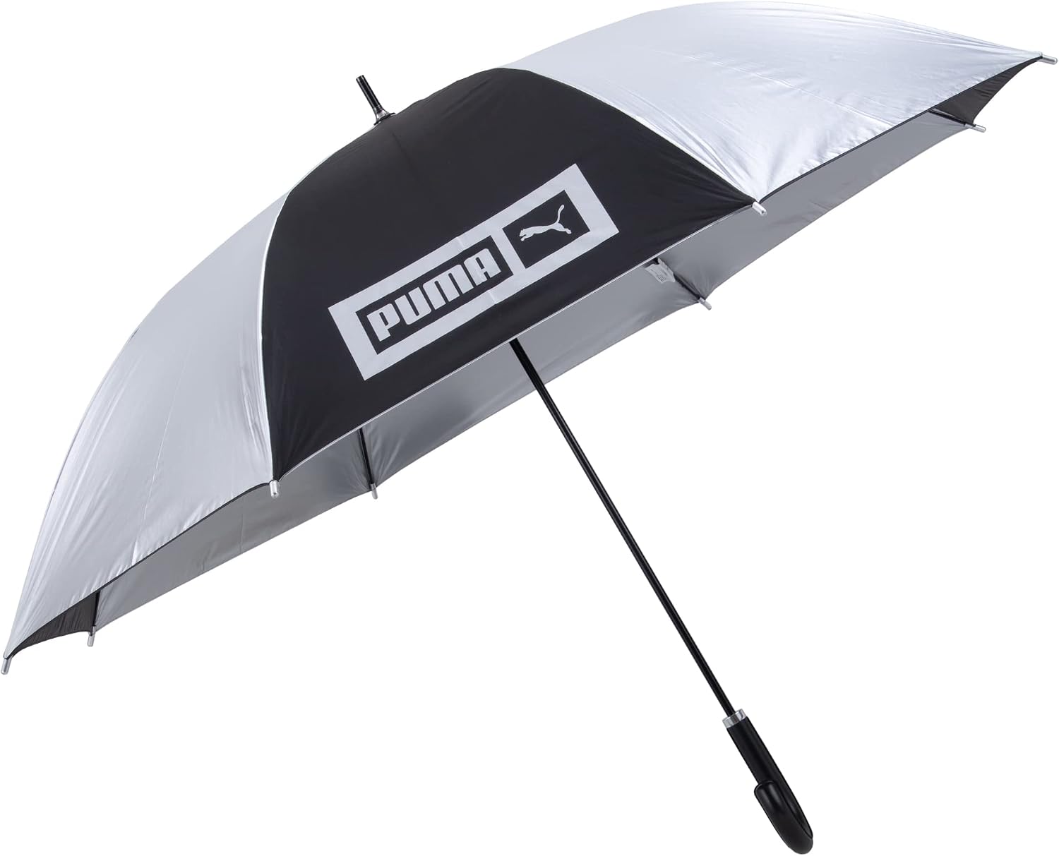 【大幅値下がり！】プーマ(Puma) 紳士 晴雨兼用 張分 ジャンプ傘 70cm×8R シルバー PBP60JP70が激安特価！