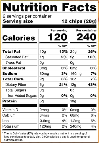 Miniatura 2 de Mr Tortilla s Crunchy Chips  Chips veganos aptos para dieta cetogénica  3 carbohidratos netos por porción patatas fritas cocinadas en aceite de