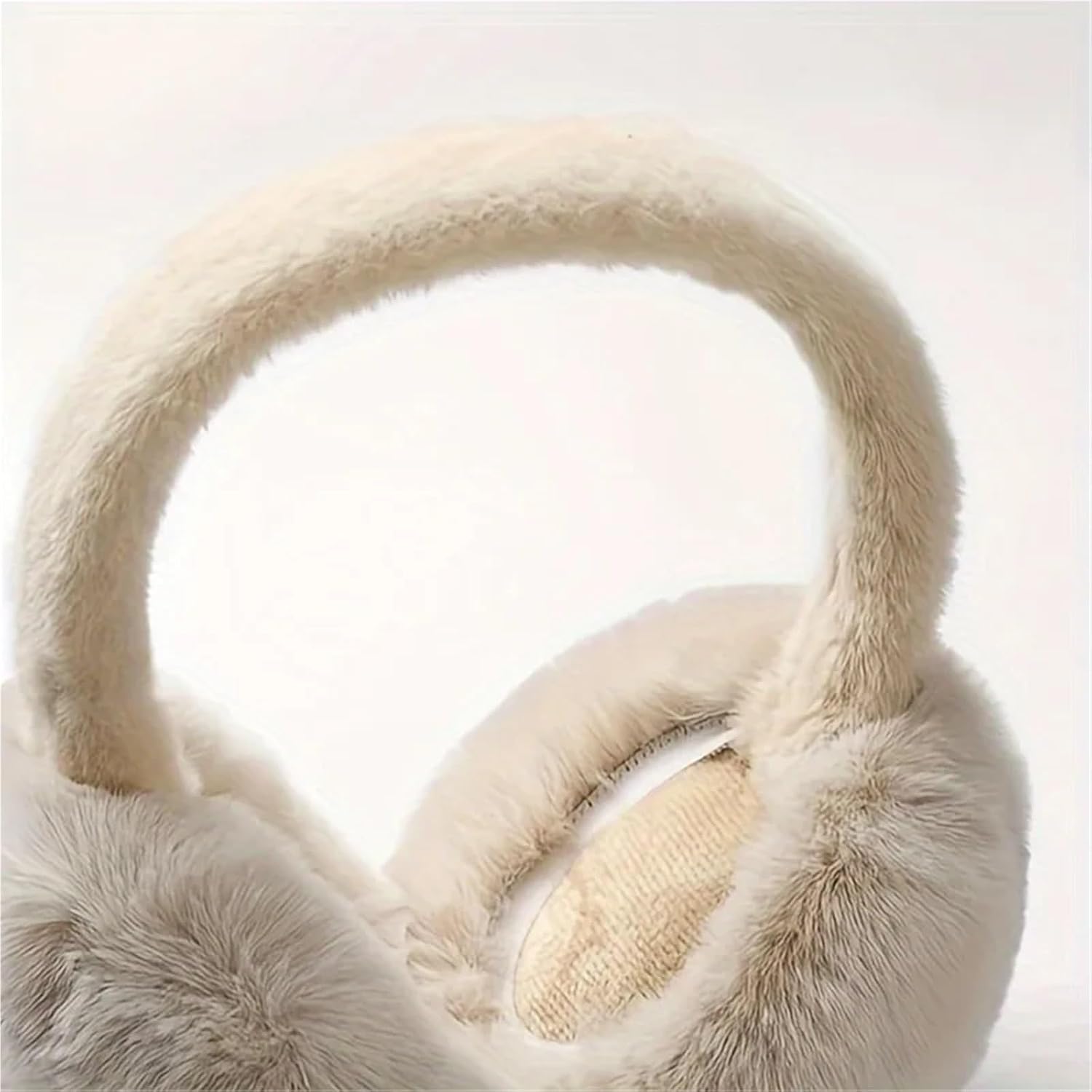 Earmuffs 2 PCS Winter Plush Ear Muffs Soft Cute Outdoor Covers For Cold Weather