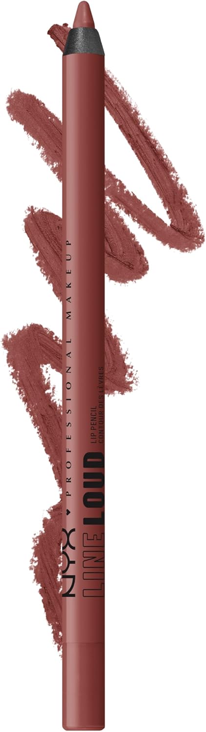 NYX Professional Makeup Lipliner, matte afwerking, kus- en kleurecht en veegvast, duurzaam, lijnlud, 3 Too Blessed