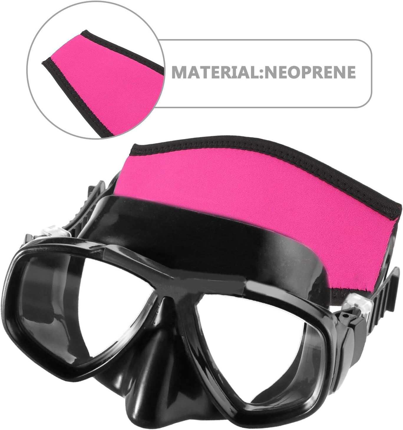 3pcs Diving Mask Straps Cover Neoprene Waterproof for Men Women | Snorkeling and Water Sports Use, Quick-drying Build, Helps Prevent Hair Tangling, Scuba Accessories for Easy Wear