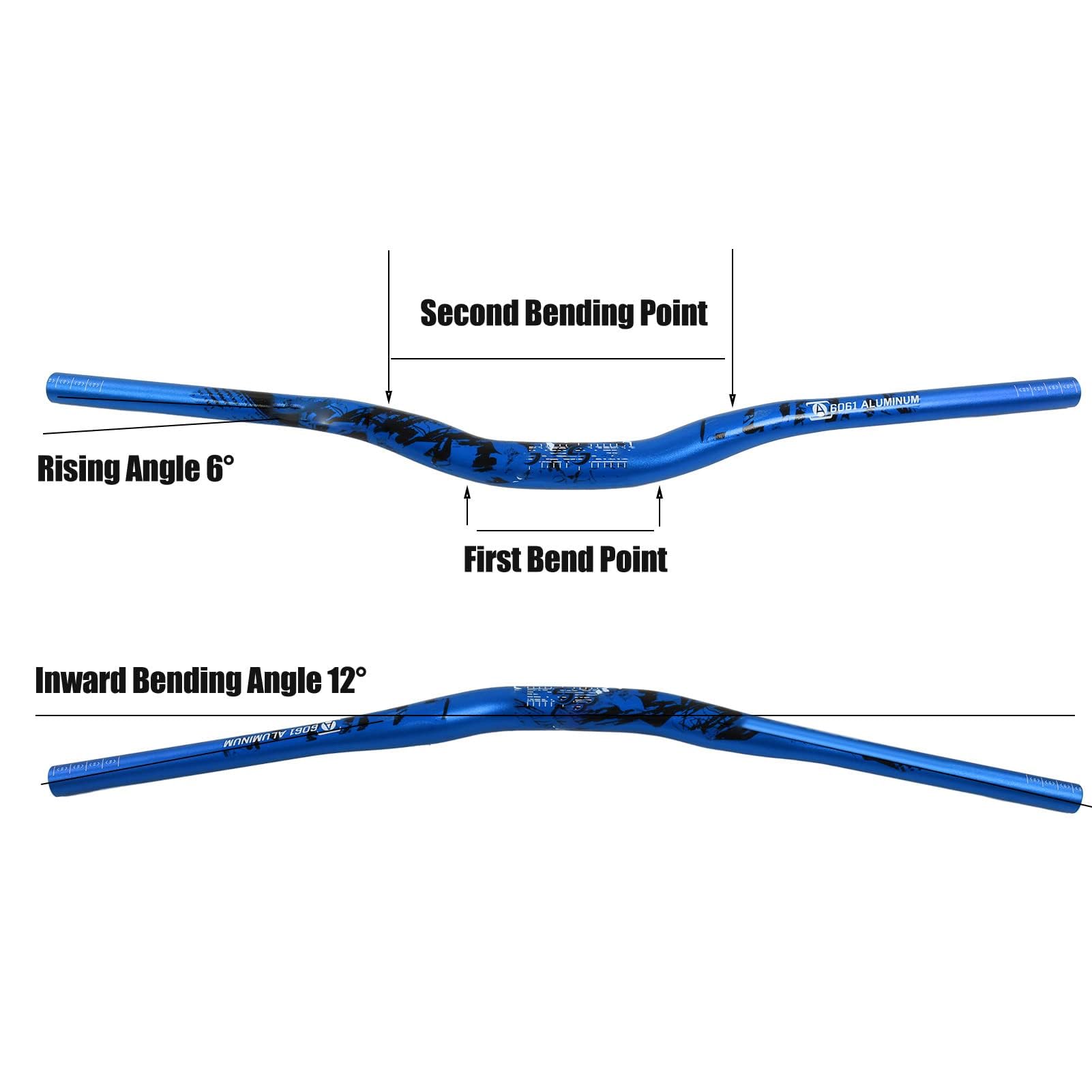 Guidon VTT Riser Extra Long 720 Mm – Alliage Aluminium 31,8 Mm, Confort & Contrôle Maximisés