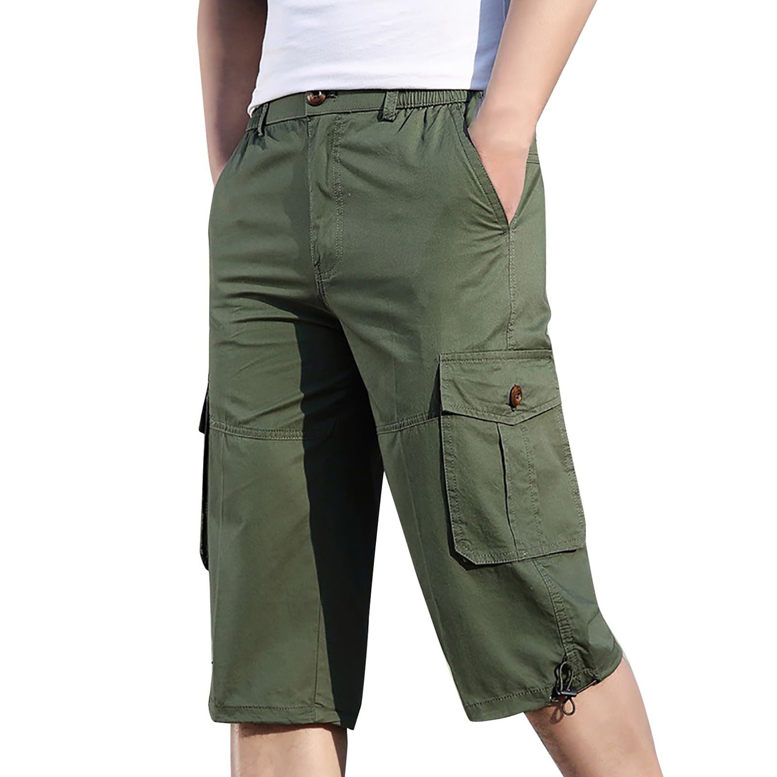 Pantaloni Cargo Corti ACE Schakal - Tattici Per Outdoor Uomo - Foto 3