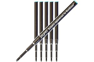 Jaymo Replacement for Montblanc 128214 Ballpoint Pen Refills