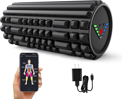 Juego de rodillos de espuma 5 en 1 para masaje muscular de tejido profundo, rodillo de espuma para ejercicio de fitness, rodillo de masaje, bola de