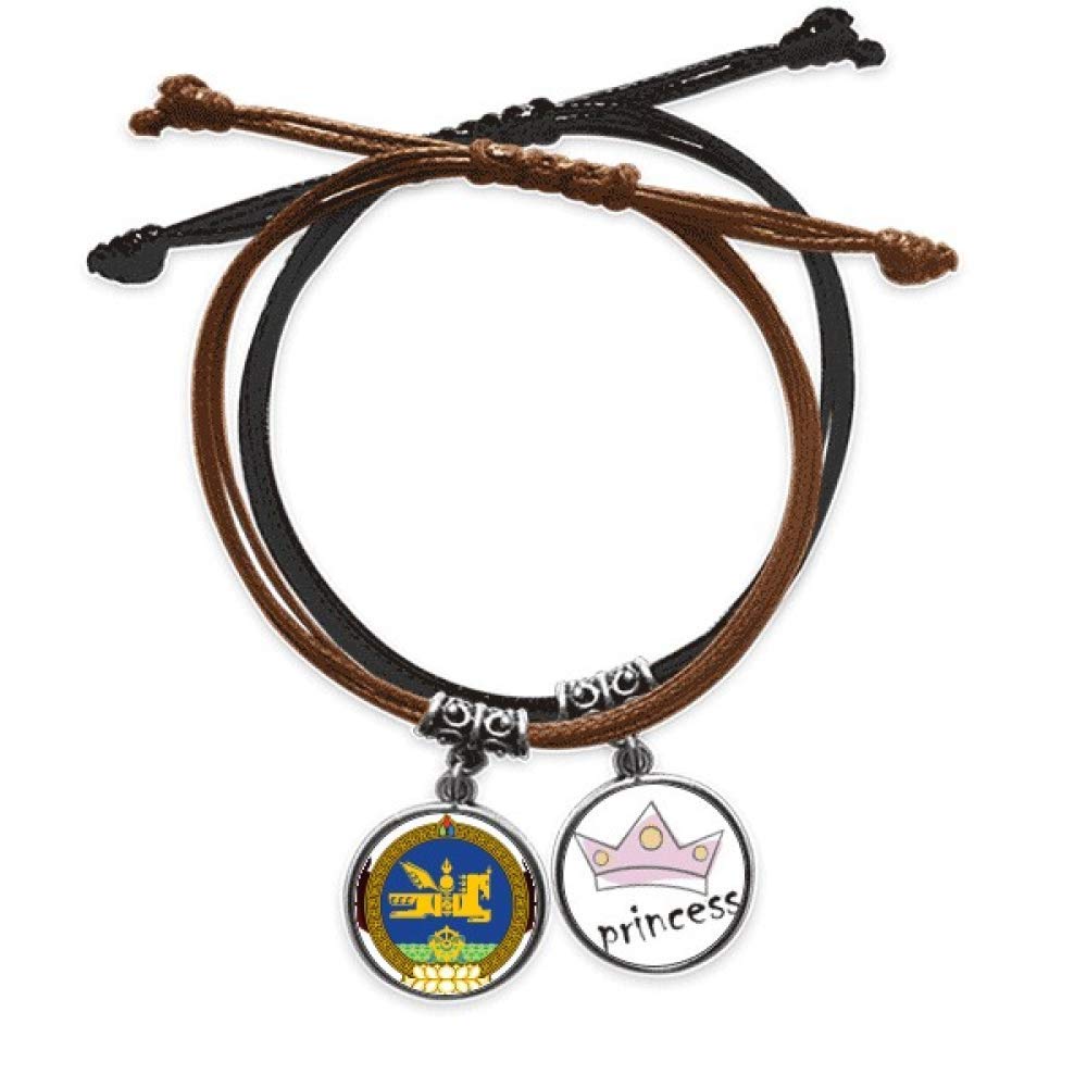 Pulsera de Mongolia ideal para regalo cultural con cadena de cuerda 5