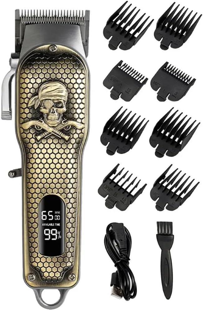 Mens Hair Clippers, Professional Hair Electric Razor Fader Rechargeable