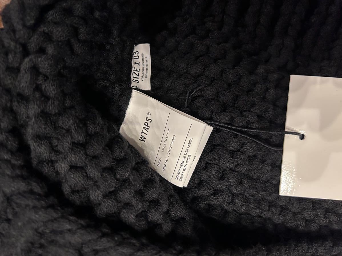 Amazon.co.jp: 2022AW WTAPS MEDIEVAL SWEATER ACRYLIC BLACK 