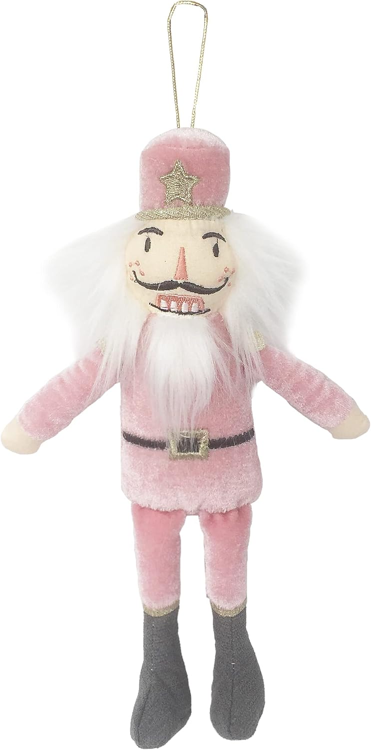 MON AMI Pink Nutcracker Christmas Ornament – 10” | Christmas Gift, Nutcracker Decorations, Hanging Pendant, Holiday Home Décor, Christmas Decorations