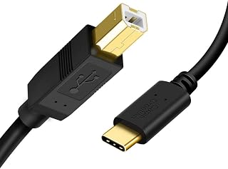 USB B to USB C Cable 15FT/4.5M, CableCreation Printer Cable to USB C, Type B to Type C Cord Compatible with Most USB-B Port Printers, MacBook Pro/Air, Yamaha Midi Controller/Keyboard, etc.
