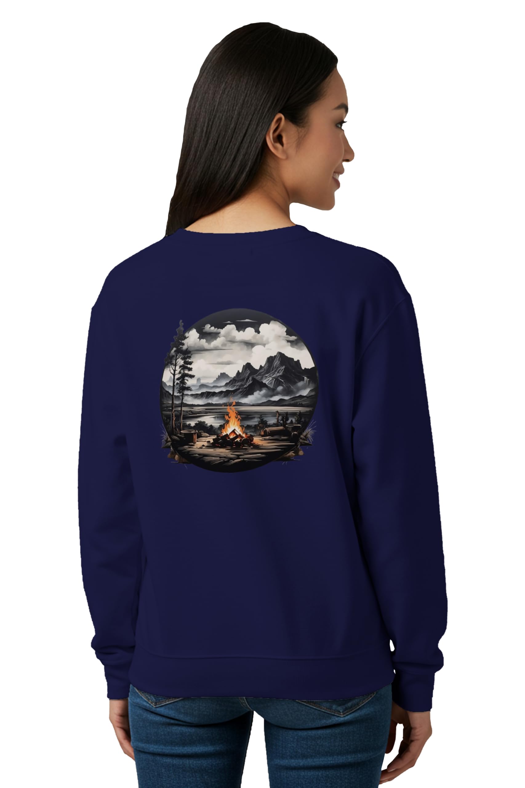 Womens Sweatshirt Circle Scenary Graphic Printed Full Sleeve Stylish Round Neck Pullover Cotton Blend Winter Gen Z Sweatshirt-image-42