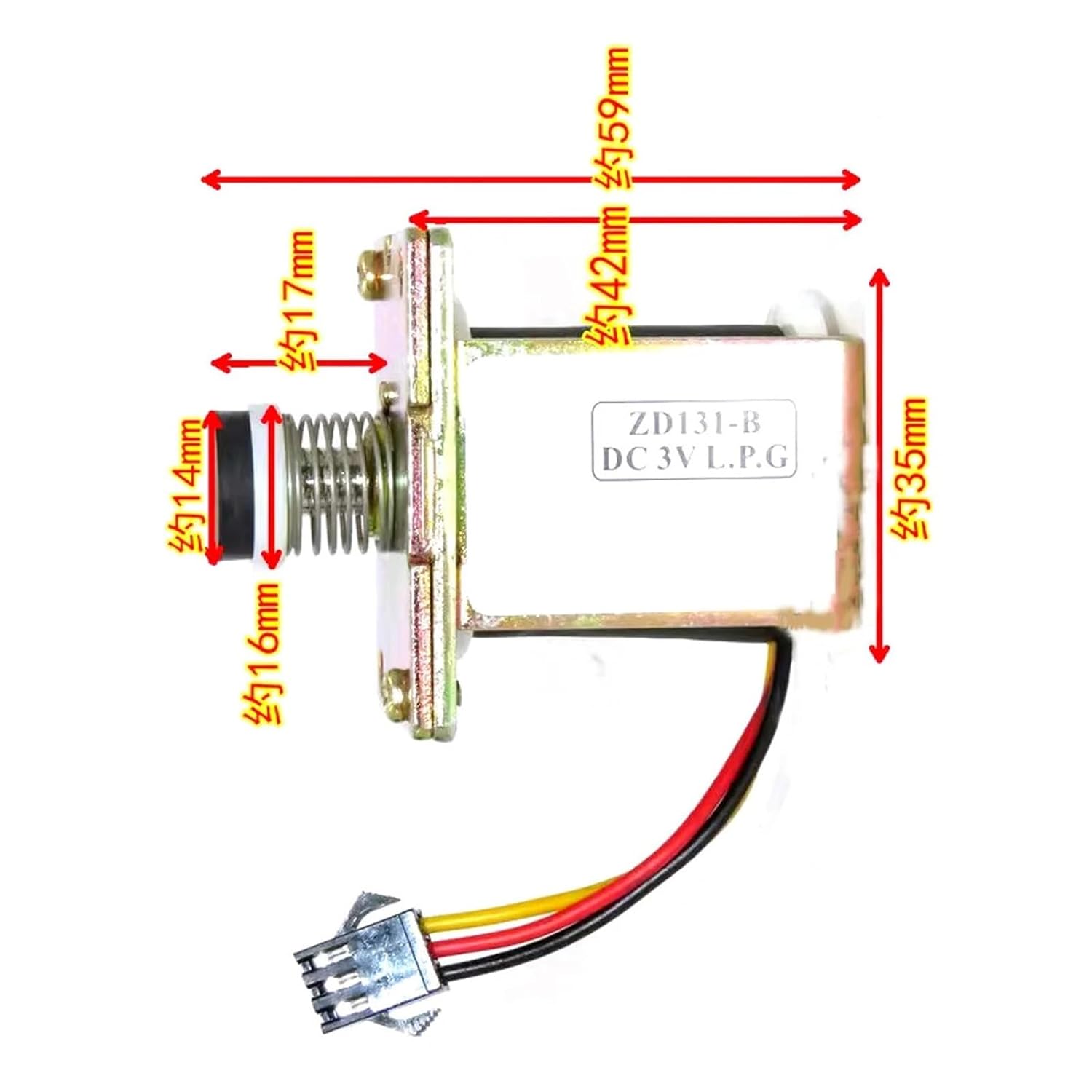 Gas Water Heater JSQ16 JSQ12 Solenoid Valve ZD131B DC3V Accessories