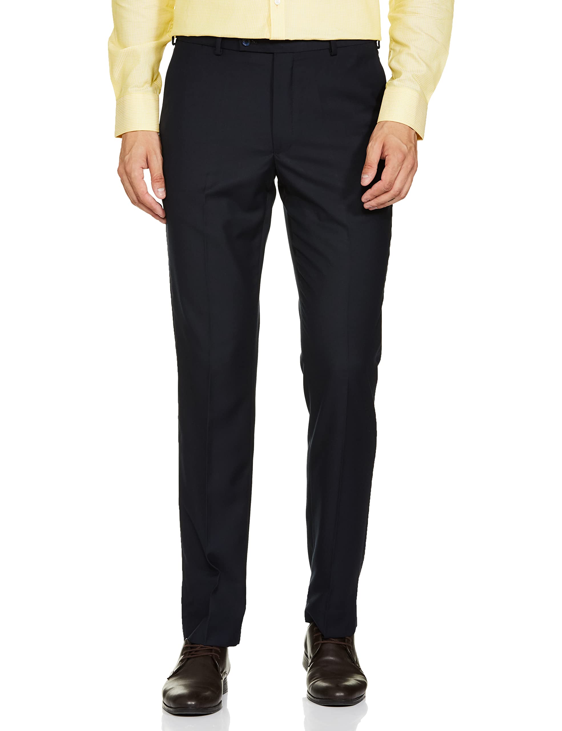 Men's Terry Rayon Blend Casual Regular Fit Trousers Ankle Length Regular Fit Trouser Pack of 1-image-32